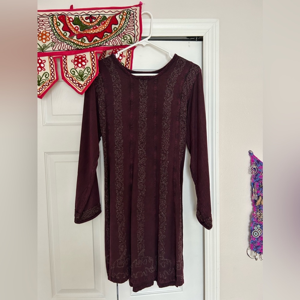 Vintage boho sacred threads dress